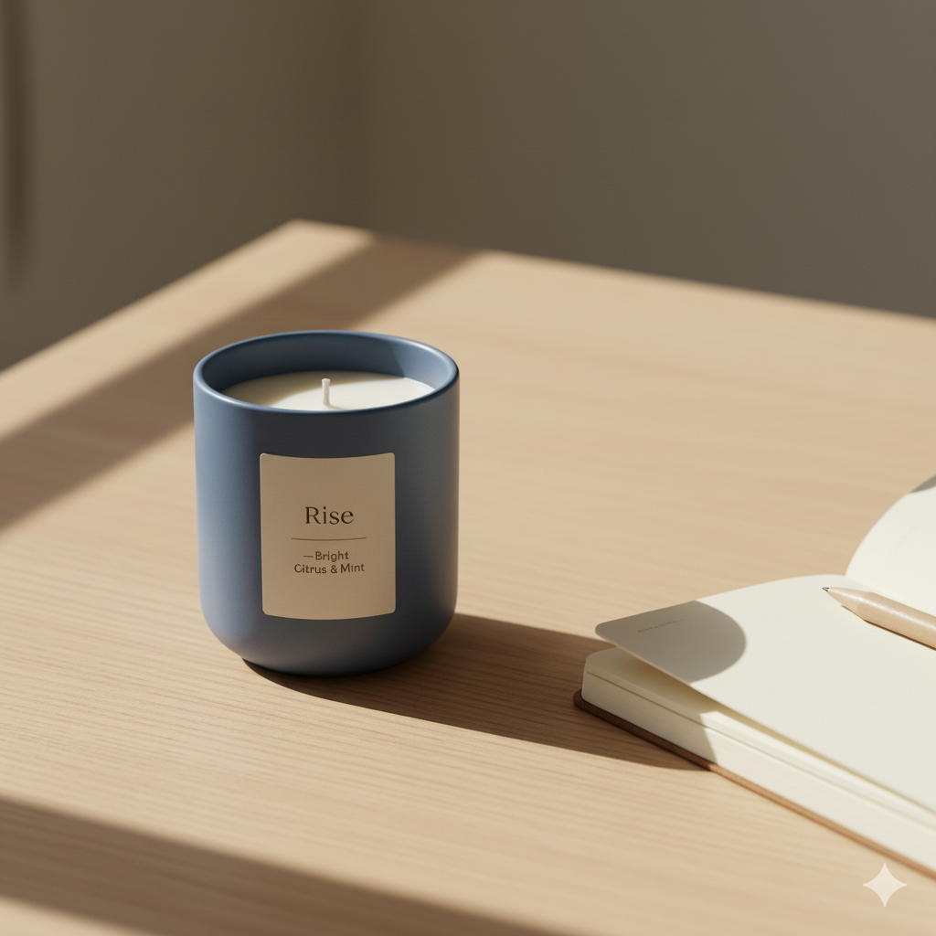Rise Bright Citrus & Mint Candle