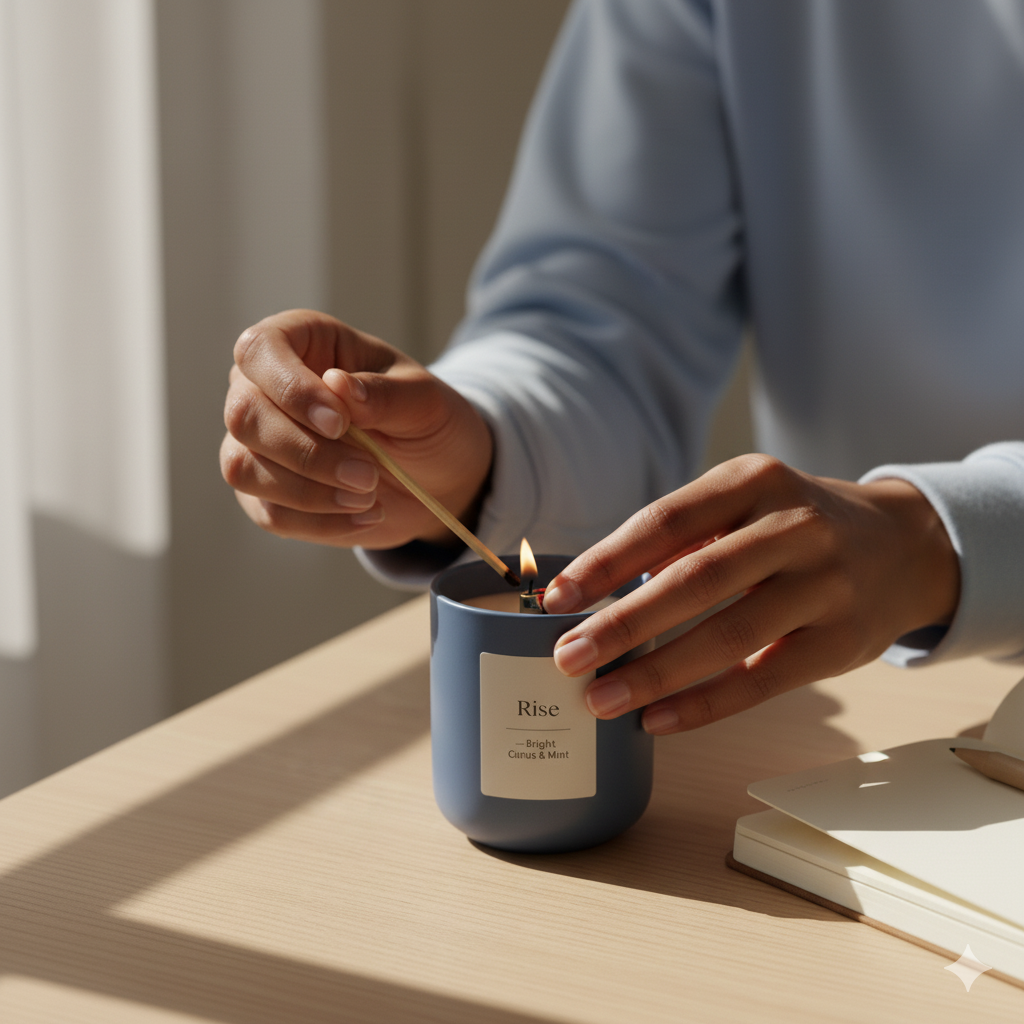 Rise Bright Citrus & Mint Candle